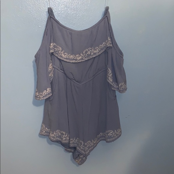 strapless romper - Picture 2 of 4